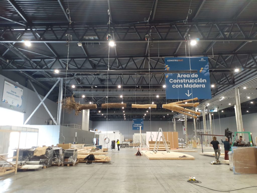 Mass Madera junto con el IAAC presenta en la Feria de Construcción Construmat 2023 la instalación 