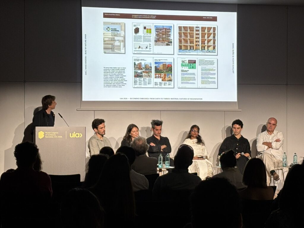 Mass Madera - Built by Nature Spain en el Congreso Mundial de Arquitectos. Barcelona UIA 2026